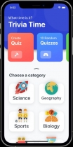 Trivia Time - SwiftUI and Firebase Quiz Screenshot 1