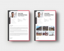 Resume With Portfolio Page Screenshot 3