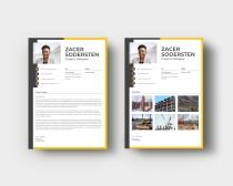 Resume With Portfolio Page Screenshot 4