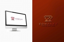 Diamond Rose Logo Template Screenshot 1