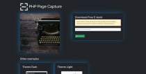 PHP Page Capture Screenshot 1