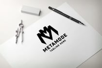 Meta Mode Letter M Logo Screenshot 2