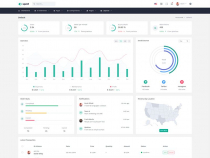 Upzet - Admin And Dashboard Template Screenshot 3