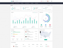 Upzet - Admin And Dashboard Template Screenshot 5