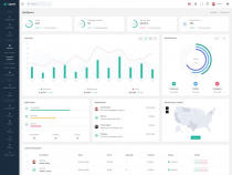 Upzet - Admin And Dashboard Template Screenshot 7