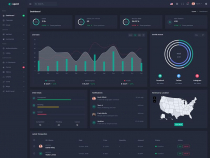 Upzet - Admin And Dashboard Template Screenshot 9