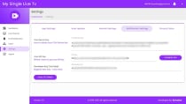 My Single Live TV Android App with Admin Panel Screenshot 4