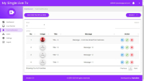 My Single Live TV Android App with Admin Panel Screenshot 10