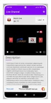 My Single Live TV Android App with Admin Panel Screenshot 24