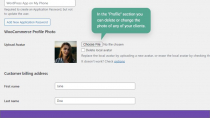 WooCommerce Profile Photo Screenshot 6
