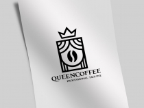 Queen Coffee Logo Screenshot 1