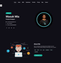 Maxpro Responsive Portfolio HTML5 Template Screenshot 6