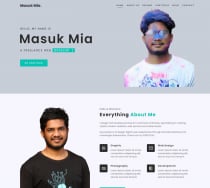 Maxpro Responsive Portfolio HTML5 Template Screenshot 17