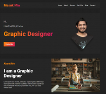 Maxpro Responsive Portfolio HTML5 Template Screenshot 21