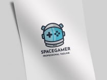 Space Gamer Logo Screenshot 1