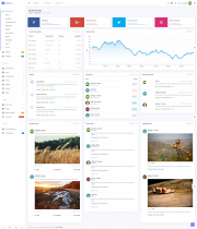 Metrical - Multipurpose Responsive Admin Screenshot 4