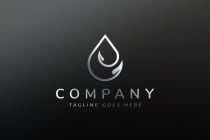 Eco Drop Logo Template Design Screenshot 2