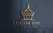 Outdoor Forest Eco Park Custom Tent Logo Design Screenshot 4