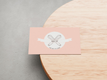 Bakery Business Card Design Template Screenshot 2