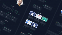 Anaroz - Vue And Tailwind Portfolio Template Screenshot 2