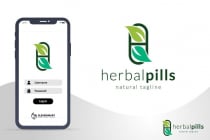 Natural Drug Herbal Pills Medicine Logo Design Screenshot 2