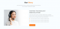 MaxoHost - Hosting Landing Page HTML Template Screenshot 1