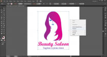 Saloon Beauty Logo Screenshot 2