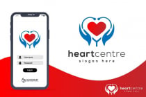 Medical Heart Centre Logo Design Screenshot 3