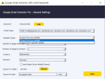 Google eMails Scrapper Pro - Python Source Code Screenshot 3