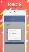 School Managment Modern UI Ionic 5 Screenshot 3