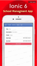 School Managment Modern UI Ionic 5 Screenshot 12