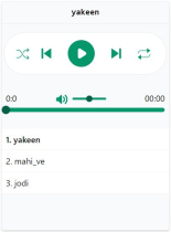 React JS Music Player  Screenshot 1