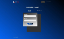 SignFade - AJAX Signup And Signin PHP Script Screenshot 1