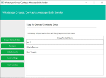 WhatsApp Groups and Contacts Bulk Sender Python Screenshot 2