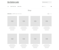 WooCommerce Skeleton Loader Screenshot 1