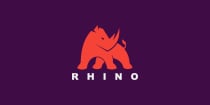 Red Rhino Logo Design  Screenshot 1