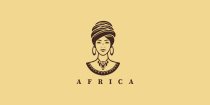 African Pretty Woman Logo Screenshot 1