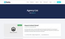 Realty- Bootstrap Light Real Estate HTML Template Screenshot 4