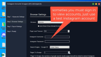 Instagram Accounts Scrapper With Multi-Keywords Screenshot 2