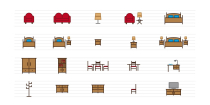 20 Furniture Color Icon Set Screenshot 1