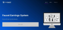 RunFaucet - Faucet Earnings System PHP Script Screenshot 1