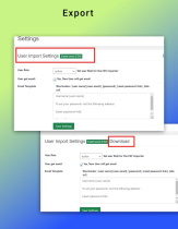 CSV  User importer - Exporter WordPress plugin Screenshot 1