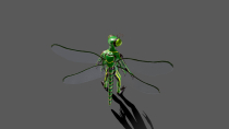 Dragon Fly 3D Model Screenshot 7