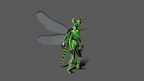 Dragon Fly 3D Model Screenshot 9