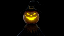 Scary Pumpkin Scarecrow 3D Model Screenshot 11