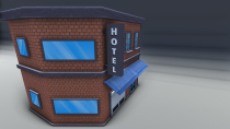 Red Bricks Buildings Pack 3d Objects Screenshot 2