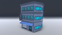 Red Bricks Buildings Pack 3d Objects Screenshot 27