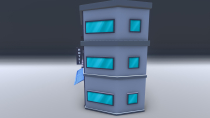 Red Bricks Buildings Pack 3d Objects Screenshot 28