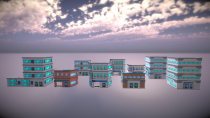 Red Bricks Buildings Pack 3d Objects Screenshot 31