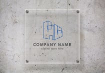 Blue building Logo Screenshot 2